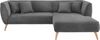 INOSIGN Ecksofa Colori L-Form, Holzfußfarbe wählbar, inkl. 4x Zierkissen Bild 2