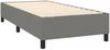 vidaXL Boxspringbett mit Matratze & LED Dunkelgrau 90x190 cm Stoff 3138438 Bild 5