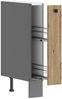 Küche AVA Artisan Unterschrank 15 cm Schrankauszug Lamellenoptik Küchenzeile Bild 2