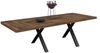 Esstisch Elgin 4 175-275x80x100 Metall+Holzwerkstoff Schwarz/Zinneiche Bild 2