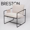 Albatros Designer Vintage Sessel Breston, hochwertiger Stoff Bezug in Beige, sehr bequem, Relaxsessel Loungesessel für Wohnzimmer, Schlafzimmer oder als Fernsehsessel Bild 2