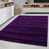 Kurzflor Teppich Pago Läufer - 80x150 cm - Lila Bild 2