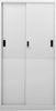 vidaXL Büroschrank mit Schiebetür Hellgrau 90 x 40 x 180 cm Stahl [335959] Bild 4