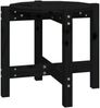vidaXL Couchtisch Schwarz Ø 52,5x45 cm Massivholz Kiefer 822311 Bild 2