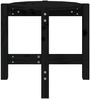 vidaXL Couchtisch Schwarz Ø 52,5x45 cm Massivholz Kiefer 822311 Bild 5