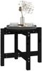 vidaXL Couchtisch Schwarz Ø 52,5x45 cm Massivholz Kiefer 822311 Bild 4