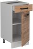 Küchenunterschrank R-Line Goldkraft Eiche 40 cm AP Anthrazit Vicco Bild 5
