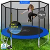 KESSER® - Trampolin | TÜV SÜD GS Zertifiziert | Komplettset mit Sicherheitsnetz, Leiter, Randabdeckung & Zubehör | Kindertrampolin Gartentrampolin Belastbarkeit 150 kg Blau, 305 cm Bild 2
