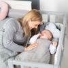 roba Nestchen 'Lil Planet' - Babynest für Babybetten 60 x 120 - 70 x 140 cm - Grau Bild 4