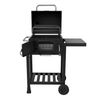 TAINO HERO Set Smoker klein BBQ Grillwagen, Holzkohle- & Gas-Grill, Abdeckhaube, 87 x 57 x 108 cm Bild 4