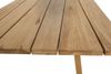 Gartenbank Laurion von Brafab aus Teakholz, modern skandinavisch, natur, 180x46x42 cm, für 3–4 Personen Bild 2