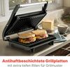Bomann Multigrill 2251 CB, antihaftbeschichtete Grillplatten, 9,5 x 23 x 27 cm Bild 4