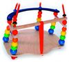 Schaukelspielzeug Gitterschaukel mit Perlen bunt BxLxH 360 x 365 x 240 mm NEU Bild 3