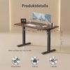 Devoko Höhenverstellbarer Schreibtisch 180x80 cm elektrisch, Höhenverstellung 71-121 cm mit Smart Control, 120 kg Tragkraft, für gesundes Arbeiten Bild 2
