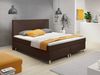Boxspringbett Berlin 180x200 cm Webstoff Braun Ohne Topper Ohne Matratzen Bild 2