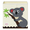 Bellabino 'Helme' Aufbewahrungsbox Koala, aus Oxford-Gewebe, 30x30x30 cm, beige