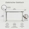 Devoko Höhenverstellbarer Schreibtisch 180x80 cm elektrisch, Höhenverstellung 71-121 cm mit Smart Control, 120 kg Tragkraft, für gesundes Arbeiten Bild 2