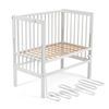 FabiMax 4489 'BOXSPRING' Beistellbett weiß, inkl. Matratze 'COMFORT' und Nestchen 'Sterne' gelb auf weiß Bild 2