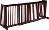 COSTWAY Absperrgitter Hunde Schutzgitter Holz Tuerschutzgitter Hundeabsperrgitter 104-203cm verstellbar Bild 4