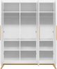 Bopita Fenna Kleiderschrank Weiß / Natur 3-türig W - Material: MDF / Buche - Babypark. de Bild 2