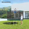 SONGMICS Trampolin Randabdeckung, 100% UV-beständig, Reißfest, PVC, Grün, 244,0 cm Bild 2