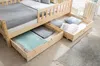 Bodenbett Einzelbett "Mio" 100x200 Kiefer Massiv Bild 4