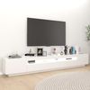 vidaXL TV-Schrank mit LED-Leuchten Weiß 260x35x40cm 3081915 Bild 3