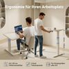 Devoko Höhenverstellbarer Schreibtisch 180x80 cm elektrisch, Höhenverstellung 71-121 cm mit Smart Control, 120 kg Tragkraft, für gesundes Arbeiten Bild 5