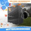 KESSER® Premium Strandkorb Schutzhülle mit Belüftungsöffnungen, Strandkorbhülle Wasserdicht, Winterfest UV-Beständiges, Schwerlast Reißfest 600D Oxford Gewebe Abdeckung (135x100x160/150cm) Schwarz, 135cm Bild 3