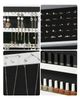 Songmics Schmuckschrank zur Wandmontage und abschließbarer, JBC51W, Holz weiß, 67 x 10 x 37 cm Bild 4