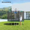 SONGMICS Trampolin Randabdeckung, 100% UV-beständig, Reißfest, PVC, Grün, 366,0 cm Bild 2