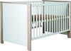 roba Kinderzimmerset 'Olaf' 3-teilig - Bett 70 x 140 - Umbauseiten - Bettkasten - Weiß / Luna Elm Bild 2