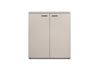Finori Satos 02A Kommode / Schuhschrank, Samt | Schuhschrank für Flur | Maß: B x H x T ca. 100 x 110 x 34 cm | Schuhschrank mit Platz für bis zu 24 Paar Schuhe 2 Türen mit jeweils 2 Einlegeböden und 3 Kunststoffstangen zur Schuhfixierung Korpus jeweils... Bild 3