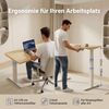 Devoko Höhenverstellbarer Schreibtisch 180x80 cm elektrisch, Höhenverstellung 63-128 cm mit Smart Control, 125 kg Tragkraft, für gesundes Arbeiten Bild 5