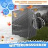KESSER® Premium Strandkorb Schutzhülle mit Belüftungsöffnungen, Wasserdicht, Winterfest, UV-Beständiges, Reißfest, 600D Oxford Gewebe Abdeckung, Anthrazit, 160 x 120 x 90 cm Bild 4