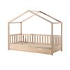Vipack 'Dallas 1' Hausbett 90x200 cm, natur, mit Bettschublade und Textilhimmel Bild 2