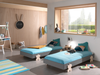 Set Three Modulo 90x200 cm MDF Grau Bild 3