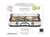 Rommelsbacher Tischgrill BBQ 2025, Antihaftbeschichtung, PFAS-freie Keramikbeschichtung , 2000 W, Schwarz/Edelstahl, 225 x 285 mm Bild 4