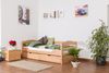 Einzelbett/FunktionsbettEasy Premium Line K1/n/s inkl 2 Schubladen und 2 Abdeckblenden, 90x200 cm Buche Vollholz massiv Natur Bild 4