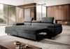 Sofa Set Malta 3-2-1 Samtstoff Grau Bild 3