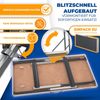 KESSER® Multifunktionstisch Profi 3- teilig, 100x60 cm, Tapeziertisch 90kg Gesamtbelastung, mit Ausziehfunktion Klapptisch Flohmarktisch Beistelltisch Mehrzwecktisch Campingtisch höhenverstellbar Bild 3