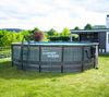 Summer Waves 'Elite' Frame Pool, Komplettset mit exklusivem Zubehör, Rattanoptik grau, Ø 488x122 cm Bild 2