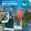 KESSER® Trampolin Outdoor, GS-Zertifikat, Gartentrampolin für Kinder & Erwachsene bis 150 kg mit Sicherheitsnetz, inklusive Tasche, Leiter, Randabdeckung & gepolsterten Netzstangen Anthrazit, Ø 427 cm Bild 5