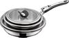 WMF Click&Serve Topfset Induktion 7-teilig, abnehmbarer Griff, Kochtopf Set mit Glasdeckel, Bratpfanne, Cromargan Edelstahl Bild 2