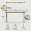 Devoko Höhenverstellbarer Schreibtisch 180x80 cm elektrisch, Höhenverstellung 63-128 cm mit Smart Control, 125 kg Tragkraft, für gesundes Arbeiten Bild 2