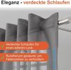 Foxx Schlaufenschal, 2er Set, Voile, transparent, Dunkelgrau, 300cm Bild 3