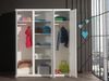 Vipack 'Lara' Kleiderschrank 3-türig Bild 2