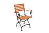 Lund Gartenmöbel Set 5tlg, 4 Klappsessel, Klapptisch 90 x 90 cm Bild 2