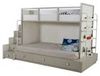 Doppelstockbett Bett Etagen Kinderzimmer Hochbetten Jugendzimmer Hochbett 3tlg. Bild 2