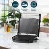 Princess '112415' Kontaktgrill und Paninigrill, 2000 W, Schwarz/Edelstahl, 8,7 x 36 x 35,5 cm Bild 3